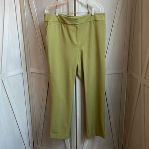 Green trouser pants. Ann Taylor Factory